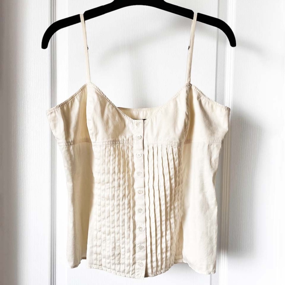 THEORY Cream Camisole Top